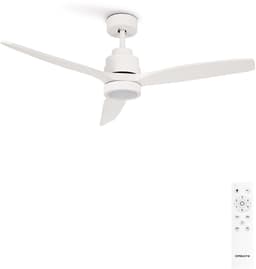 CREATE - Stille plafondventilator van 40 W met technische ABS-bladen, verkrijgbaar in verschillende maten - M - Met licht - Afstandsbediening - WIND STYLANCE — thumbnail 1