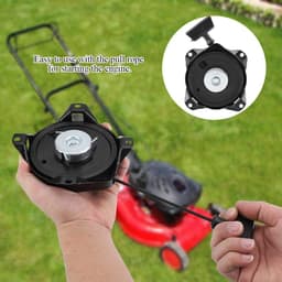 Startmotor Grasmaaier - Trekstarter Motor - Motor Herstarten - Specifieke Modellen Compatibel - 15.5 x 3.7 cm - Zwart — thumbnail 3