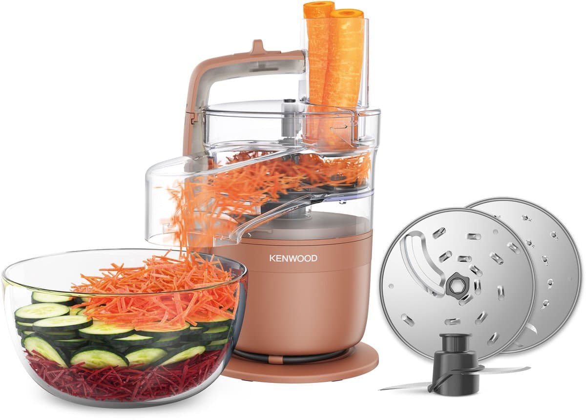 Kenwood MultiPro Go FDP23.140RD - Foodprocessor - Red Clay - Express Serve - Go collectie — afbeelding 1