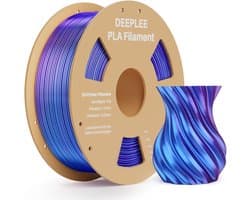 3D Printer Filament - Zijde PLA - Modelleren Printen - Dubbele Kleur Effect - 1.75 mm 1kg - Blauw Paars