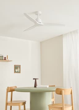 CREATE - Stille plafondventilator van 40 W met technische ABS-bladen, verkrijgbaar in verschillende maten - M - Geen licht - Controller voor wandmontage - WIND STYLANCE — thumbnail 4