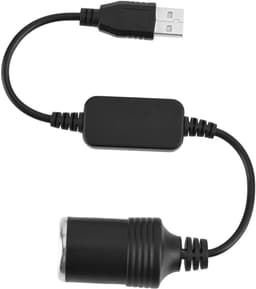 Auto Sigarettenaansteker USB naar 12V Stap Op USB naar 12V Converter Kabel Vrouwelijke Rij Recorder Elektronische Hond Auto Oplader — thumbnail 3