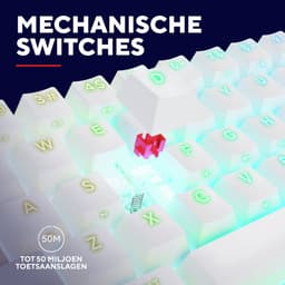 Trust GXT 873 Acira Draadloos mechanisch toetsenbord — thumbnail 5