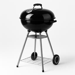 Ceruzo Houtskoolbarbecue op Wielen - Ø 46cm -H84 cm — thumbnail 1