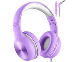 NBAP® Koptelefoon Kinderen met Draad - Gaming Headset - Paars