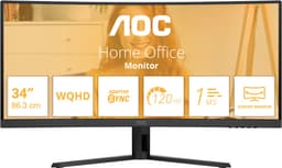 AOC B3 CU34B3E - Ultrawide WQHD Monitor - 120hz - 34 inch — thumbnail 1
