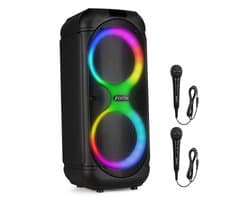 Partybox - Fenton Track510 party box met Bluetooth en lichteffecten - Met microfoon - 160W