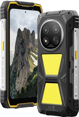 Blackview ROCK 2 Pro - Robuuste Smartphone - 5G - 32GB RAM - 256GB ROM - 6.67 inch 120Hz - 15000mAh Robuuste Telefoon - Android 16 - NFC - GPS - Geel — thumbnail 5