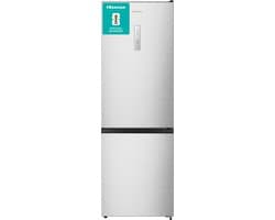 Hisense RB372N4CCD - Vrijstaande koel-vriescombinatie - 178 cm hoog - 292 liter - Energielabel D - Geluidsniveau 36 dB - LED Display - SuperCool - FastFreeze - Deuralarm - Interverter Compressor