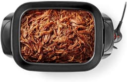 Florixa® Partypan -Airfryer -Hapjespan - makkelijke schoon te maken - Diameter 32 cm - Zwart- 50cm x 23cm x 31cm — thumbnail 4