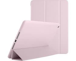 Beschermhoes voor iPad 8e Generatie 10.2 inch (2020) Roze – PU Leder & TPU met Tri-fold Standaard en Auto Slaap/Wek