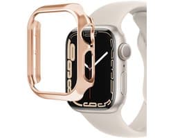 MY PROTECT - Bumper Hoesje Geschikt Voor Apple Watch 44mm - Bescherm Case - Rosé