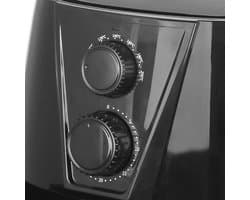 Quvo® Airfryer xl - Airfryer xxl - Heteluchtfriteuse - Frituur, grill, bak en braad- Zwart - ‎26 x 32 x 29 cm