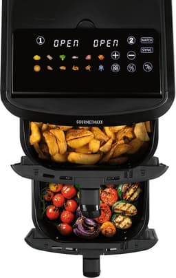Verticale Dubbele Heteluchtfriteuse XL met 12 Liter Inhoud en Touchscreen — thumbnail 5