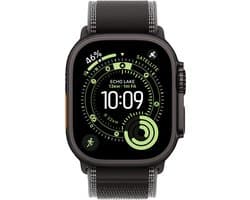 Apple Watch Ultra 3 - Wifi + 5G - 49mm - Black Titanium Case with Black/Charcoal Trail Loop - S/M