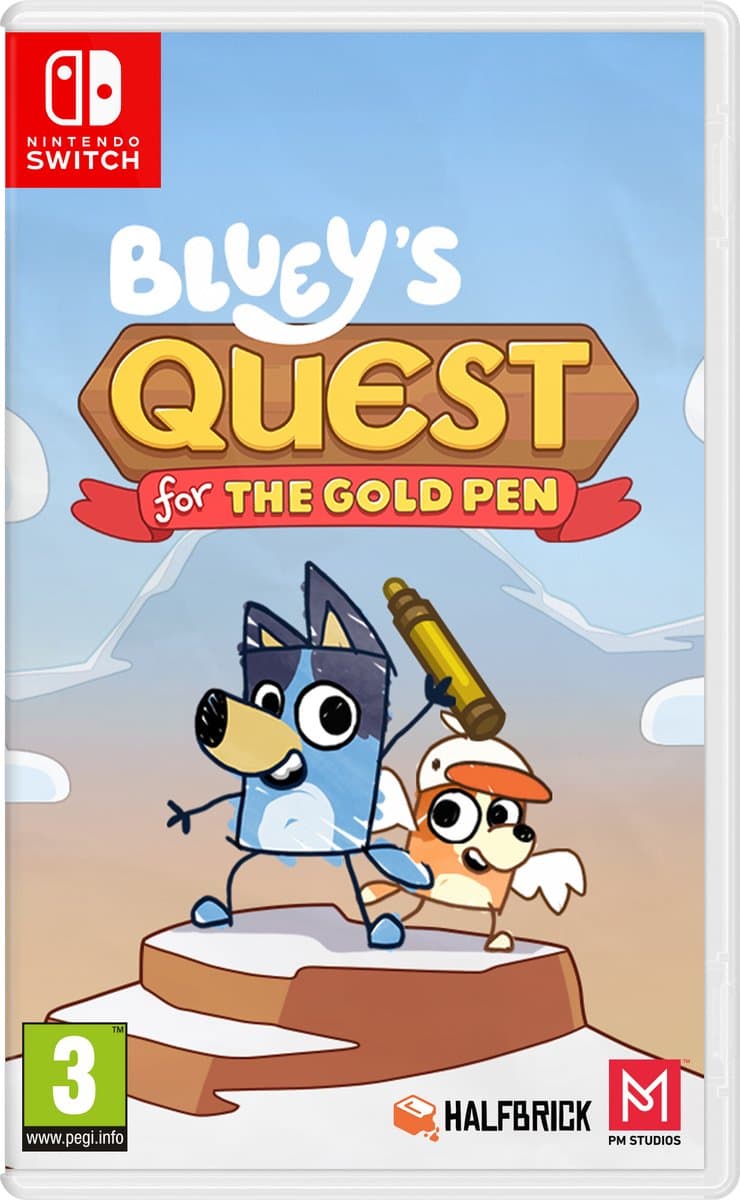 Bluey's Quest for the Gold Pen - Nintendo Switch — afbeelding 1