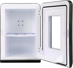 15L Mini koelkast - 2-in-1 Minibar - Koel & warm - AC/DC 230V/12V - Draagbare Mini Autokoelkast - Voor Auto, Kantoor, Camping & Thuis Eten, Drinken - Zwarte Glazen Deur — thumbnail 6
