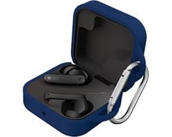 Allecto- Beschermhoes voor - Smartphone - Siliconen - Stootvast - Ultradun - Geurloos - Donkerblauw - Geschikt voor - CMF by Nothing Buds 2 - Siliconen hoes
