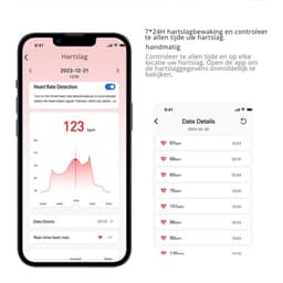 DrPhone RingSense V2 - Smart Ring - Europese ringmaat 67 - IP68 Waterdicht - 24-Uur Hartslagmonitoring – Slaapmonitor – Stappenteller – Mobiele App - Zilver — thumbnail 4