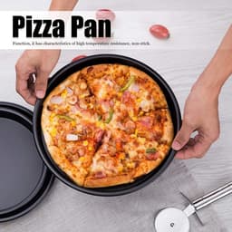 Set van 2 Ronde Pizza Bakplaten voor Airfryer en Oven - 22.9 cm — thumbnail 7