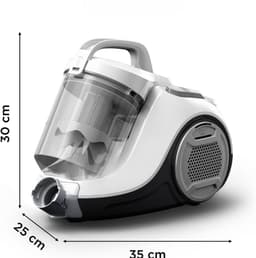 Core® Steelstofzuiger met snoer - Steelstofzuiger - Stofzuiger - Zilver - 46cm x 29cm x 34cm — thumbnail 2