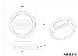 REALITY KURULA - Ventilator - Wit - incl. 1x SMD 37 W - Afstandsbediening - Geintegreerde dimmer - Traploos instelbare lichtkleur - Oscillerend - Zomer- en wintermodus - 6 snelheidsniveaus — thumbnail 1