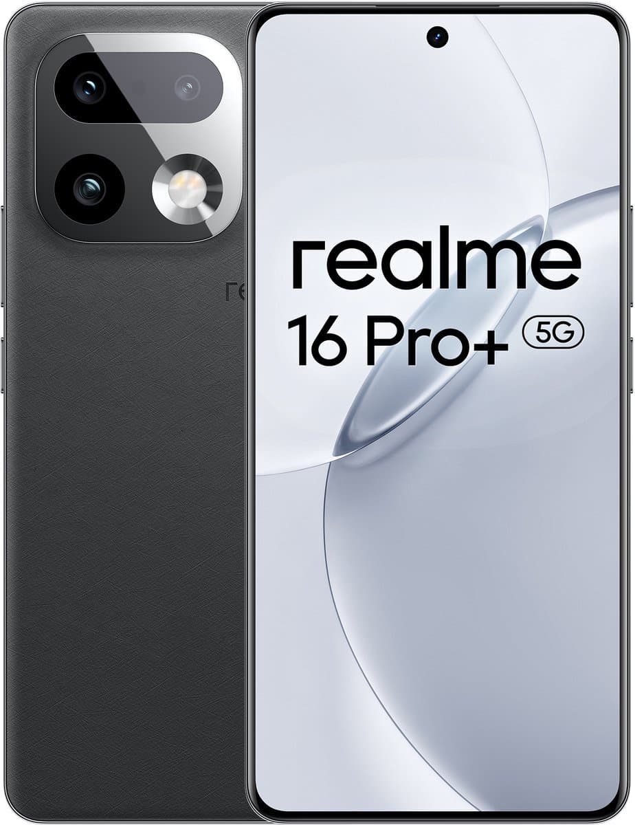 realme 16 Pro+ 17,3 cm (6.8") 5G USB Type-C 8 GB 256 GB 7000 mAh Grijs — afbeelding 1