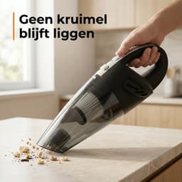 Kruimelzuiger- Kruimeldief snoerloos - Handstofzuiger met 4 opzetstukken - Zedar S300 — thumbnail 9