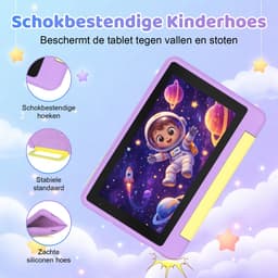 Kindertablet 7 inch - 128GB (64GB+64GB) + 8GB RAM - Tablet - Inclusief Beschermhoes en 64GB SD-kaart - Ouderlijk Toezicht & Lange Batterijduur - Paars — thumbnail 9