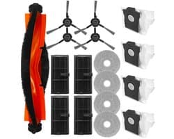 Stofzuiger accessoireset - geschikt voor Dreame - L10s Ultra Gen 2/L10s Pro - 1x Hoofdborstel - 4 x stofzak - 4 x dweildoek - 4 x zijborstels - 4 x filters - 13stuks