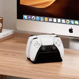 Sounix Oplaadstation geschikt voor PS5 DualSense Controller - PS5 accessoires - Dual Oplader - Charging Dock - Zwart — thumbnail 5