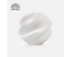 Bambu Lab PLA Silk+ Wit 1.75mm 1KG Refill 3D Filament – Hoogglans Zijde Afwerking – 3D Printer Filament Refill Spoelvrij