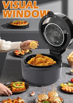 Heteluchtfriteuse - Slimme Tafeloven - Gezond Koken - 6 Voorgeprogrammeerde Menu's - 5.5 Liter Inhoud — thumbnail 1