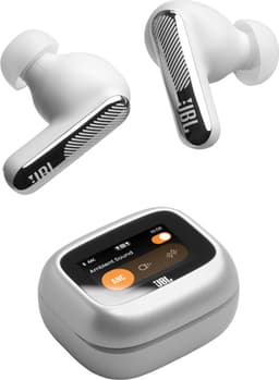 JBL Live Beam 4 Draadloze oordopjes met Noise Cancelling en Smart Case (2026) Zilver — thumbnail 1