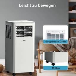 CYRO - Airconditioner - Luchtkoeler - Mobiele Airco voor Slaapkamer - Mini Airco - Ventileren - Ontvochtigen - 18 m² - Wit — thumbnail 5