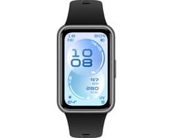 HUAWEI Band 11 Zwart | 1. 62-inch scherm met hoge helderheid | Verbeterde slaaptracking | Ultradun en comfortabel | Multidimensionaal emotioneel welzijn