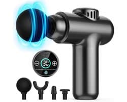 SCH® Massage Gun Professioneel - Massage Gun - Zwart - 13cm x 15cm x 5cm