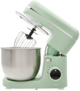 SILVERCREST® KITCHEN TOOLS Keukenmachine pastel - Vermogen: 600 W - Inhoud: 5 L - Inclusief spatbescherming met vulopening, deeghaak, eiwitklopper en garde - Met extra pulsfunctie - Afneembare accessoires zijn vaatwasmachinebestendig - Mintgroen — thumbnail 4