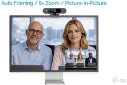 i-tec - Solomon Pro 900 - Webcam - 4K - Ai Auto Framing - 5 x Digitale zoom - 2 microfoons - Laptop & PC - Streaming - Plug & Play — thumbnail 2