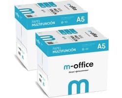 A5 Kopieerpapier 80g - 10 Pakken (5000 Vellen) - Multifunctioneel Wit Papier voor Laser & Inkjet