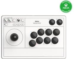 8Bitdo Arcade Stick Zwart, Wit RF/USB Joystick Analoog/digitaal PC, Xbox One, Xbox One S, Xbox One X, Xbox Series S, Xbox Series X