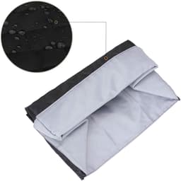 Keukenmachinehoes - Apparaat Beschermhoes - Keuken Stofvrij - Padded Waterdicht Nylon - 40x22.5x40 cm - Zwart Gewatteerd — thumbnail 4