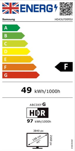 Samsung HU7000F 109,2 cm (43 ) 4K Ultra HD Smart TV Zwart 20 W — thumbnail 3