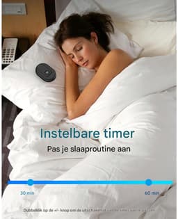 GELLDG Bluetooth-slaapluidspreker - Mini luidspreker met botgeleiding - 92x60x16mm - Draagbaar & met timer - Geschikt voor gebruik onder het kussen - Plastic - Incl. telefoonhouder en TF-kaartsleuf voor ontspanning en slaap — thumbnail 3