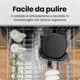 Airfryer - Heteluchtfriteuse - Gezond Koken - Snelle Bereiding - 3.8 Liter - Zwart — thumbnail 3