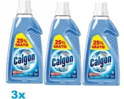 Calgon Power Gel Wasmachine Reiniger – 3 x 750 ml – Anti-Kalk & Bescherming – Voordeelverpakking