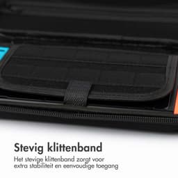imoshion Case geschikt voor Nintendo Switch 2 / Nintendo Switch (OLED) - Hoes met Ritsvak en Handvat - Accessoires - Zwart — thumbnail 4