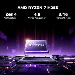 ACEMAGIC RX16 16 inch Full HD Gaming Laptop - AMD Ryzen 7 H255 (8/16, tot 4.9GHz) - 24 GB DDR5 RAM - 512 GB SSD - AMD Radeon™ 780M -Windows 11 Pro Notebook - WIFI 6 — thumbnail 3
