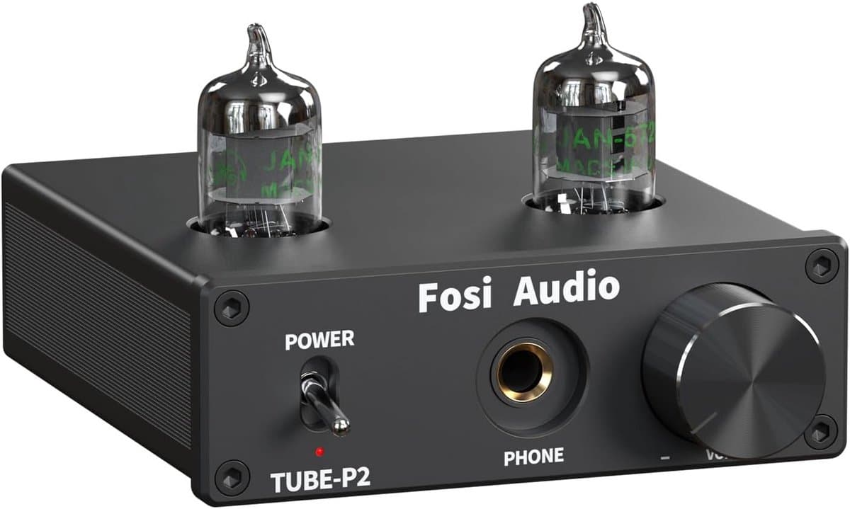 Mini HiFi Stereo Hoofdtelefoonversterker met Vacuümbuizen - Laag Ruisniveau — afbeelding 1