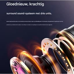 longziming -Bluetooth-luidspreker - Draagbare Outdoor Bluetooth Speaker – IPX6 waterdicht - 360° Surround Sound - RGB-verlichting - 24H accu — thumbnail 4